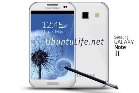 Galaxy note 2 có thể dùng màn hình dẻo - 1