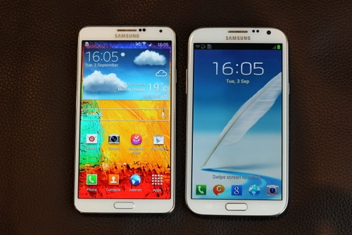 Galaxy note 3 đọ dáng với galaxy note ii - 1