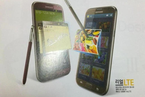 Galaxy note ii xuất hiện với màu đỏ và nâu - 1