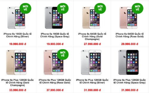 Giá iphone 6s plus màu vàng hồng bị đẩy lên 40 triệu đồng - 1