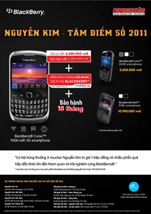 Giảm 2 triệu đồng cho blackberry 9300 - 1