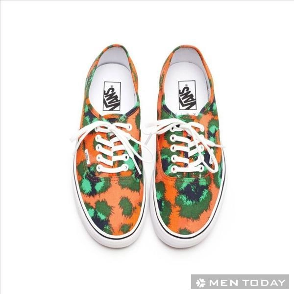 Giày nam mùa hè 2013 họa tiết da báo từ vans và kenzo - 1