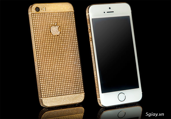 Goldgine giới thiệu iphone 5s đính đá quý - 1