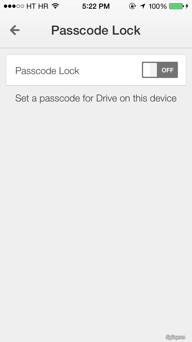 Google drive cho ios cập nhật phiên bản mới hỗ trợ bảo vệ bằng mật khẩu - 1
