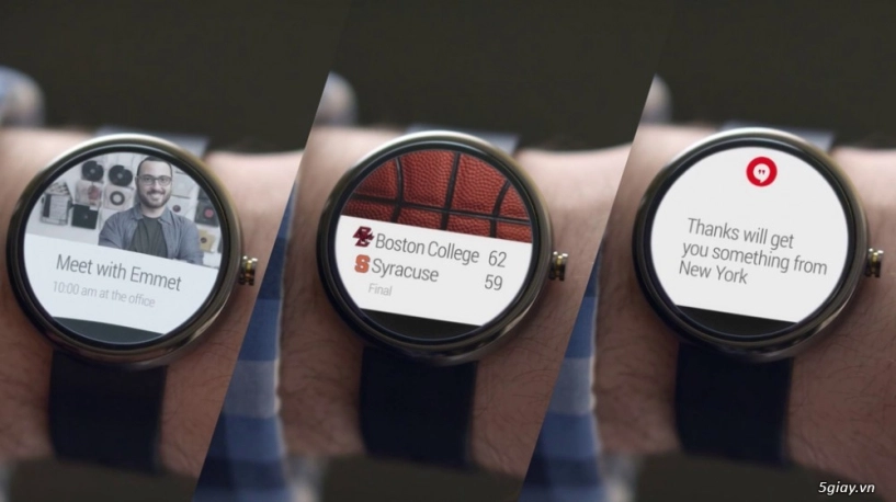Googles smartwatch motorola và lg sản xuất android wear cực kì đẹp - 1