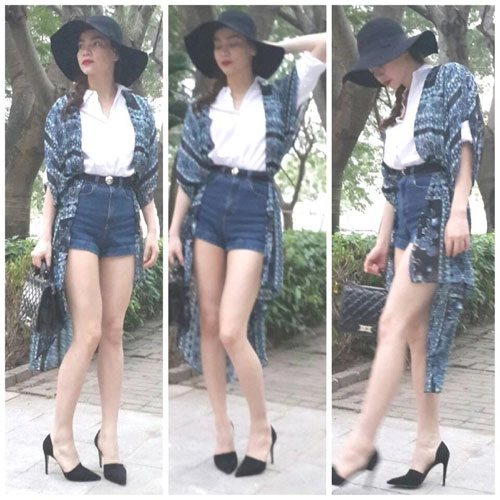 Hà hồ lăng xê mốt giày mũi siêu nhọn - 6