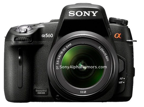 Hình ảnh sony alpha a560 và a580 lộ trên web - 1