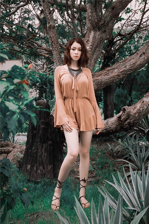 Hoa khôi trương tùng lan cá tính phong cách bohemian style - 7