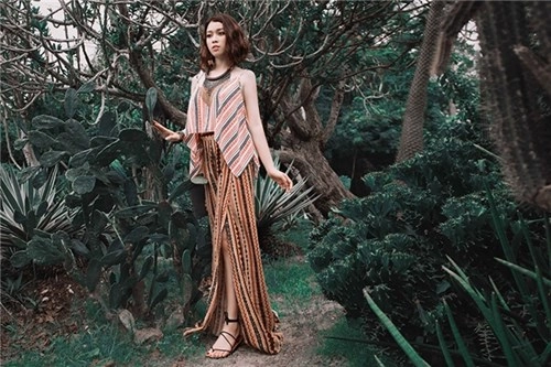 Hoa khôi trương tùng lan cá tính phong cách bohemian style - 9