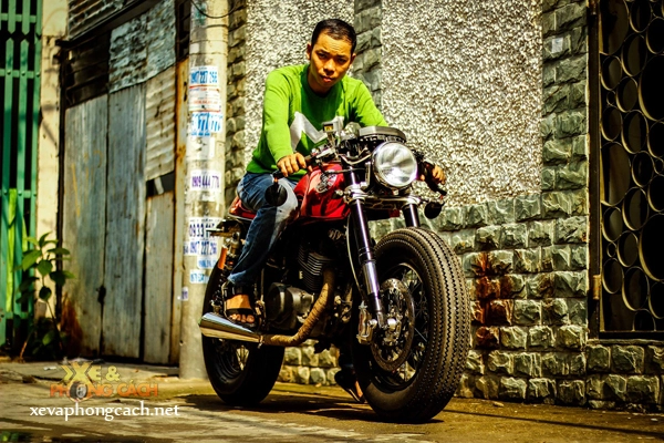 Honda cb 125t mạ chrome với phong cách cafe racer cực chất tại sài gòn - 1