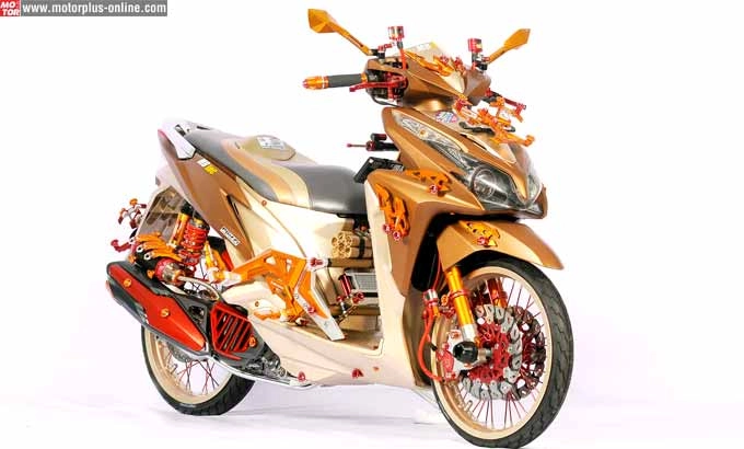 Honda click 125i độ phong cách rất hoàng tộc - 1