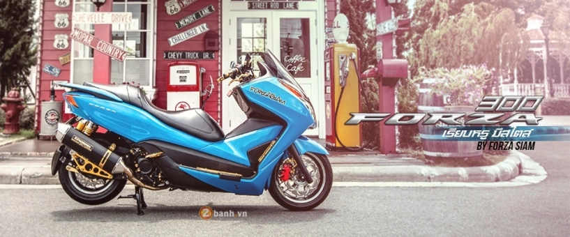 Honda forza 300 độ hàng loạt đồ chơi biker đầy phong cách - 1