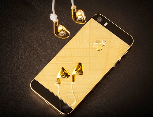 Iphone 5s đầu tiên được mạ vàng tại việt nam - 1
