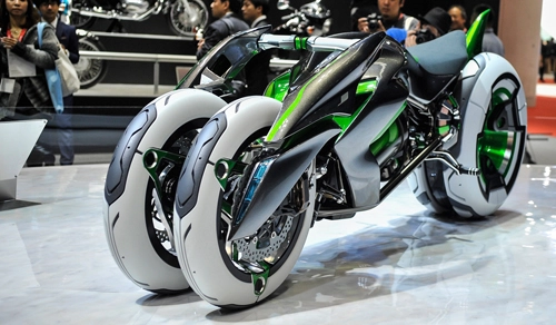 Kawasaki concept j - xe điện 4 bánh độc đáo - 1