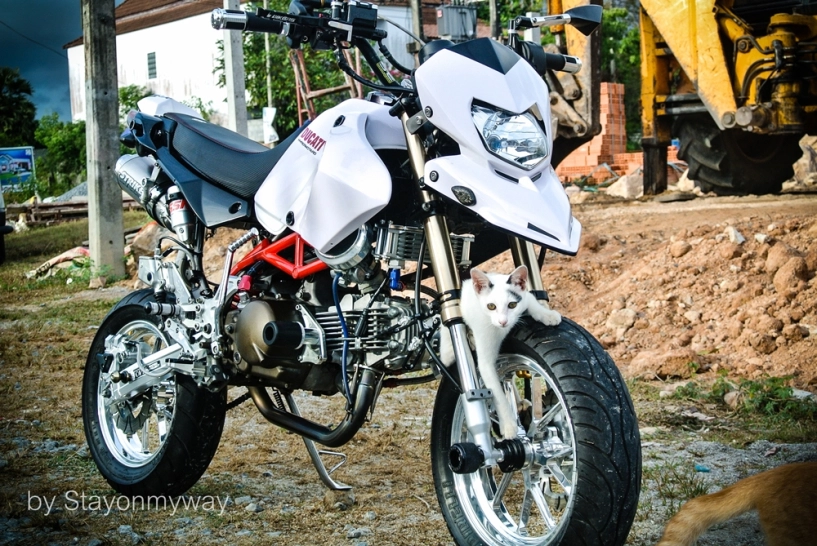 Kawasaki ksr độ thành ducati hypermotard - 3