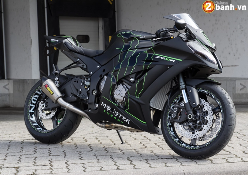 Kawasaki ninja zx-10r độ cực ngầu theo phong cách monster - 1