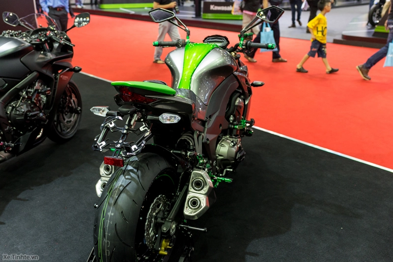 Kawasaki z1000 lên đồ chơi biker tại bangkok motor show 2015 - 1