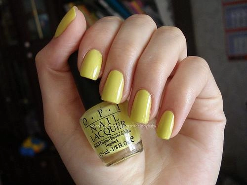 Kiểu nail móng tay màu vàng đẹp 2016 cho nàng quyến rũ - 2