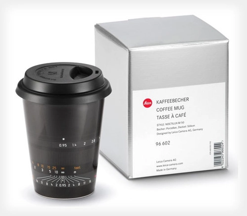 Leica bán cả cốc cafe hình ống kính - 1