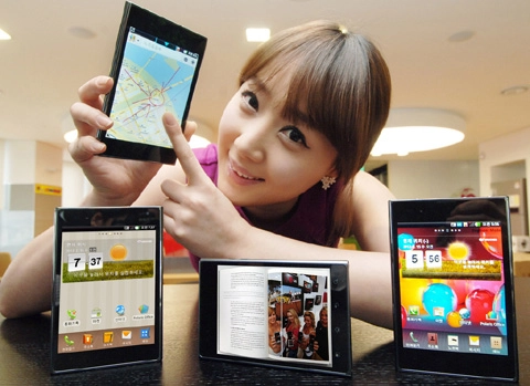 Lg ra optimus vu đối thủ galaxy note - 1