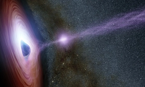 Lý giải về quầng hào quang rực sáng trên hố đen - 1