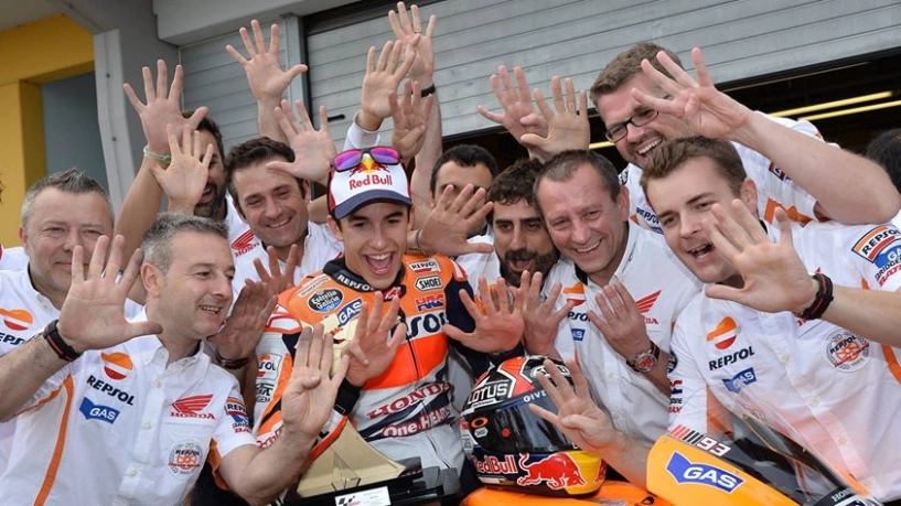 Marc márquez và cái duyên luôn về nhất moto gp - 1