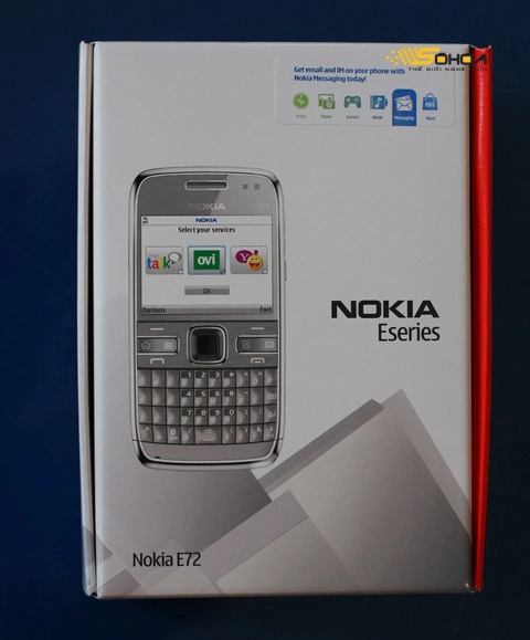 Mở hộp nokia e72 chính hãng - 1