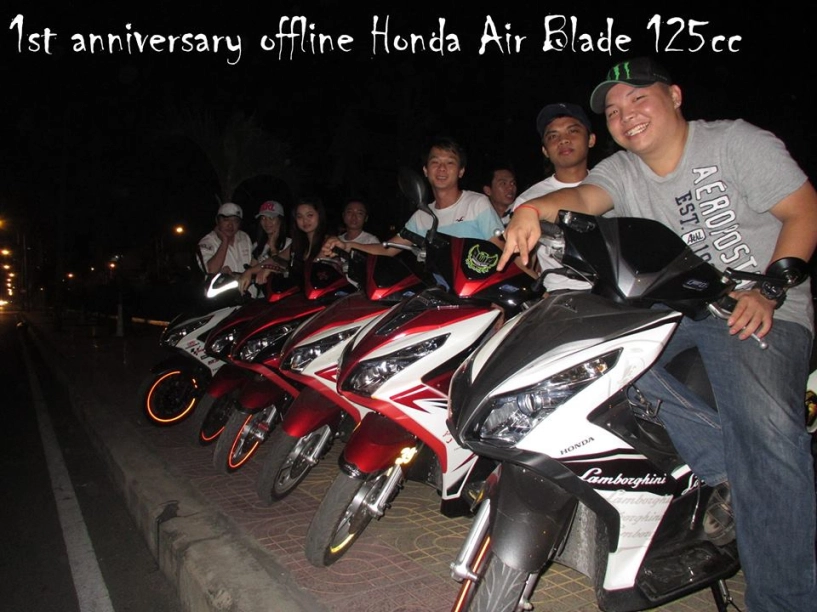 Một số hình ảnh offline của hội honda air blade 125cc - 1