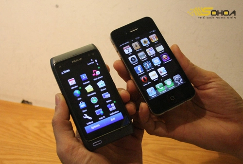 N8 đọ lướt web với iphone 4 và desire - 1