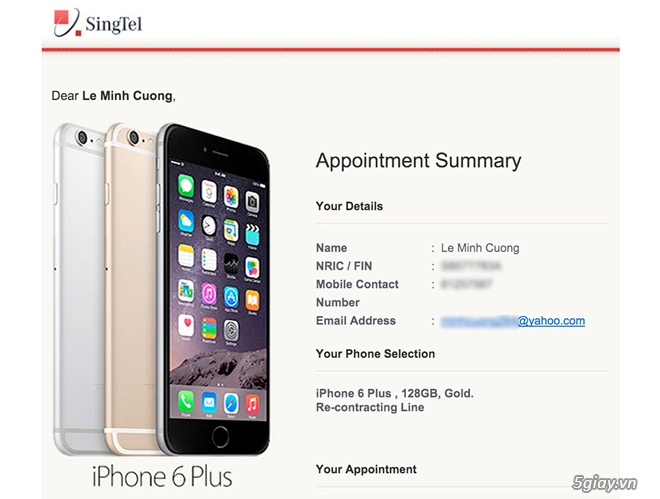 Người việt ở singapore rủ nhau bán suất mua iphone 6 - 1