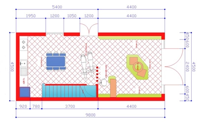 Nhà 45 x 98 m hai mặt tiền - 1