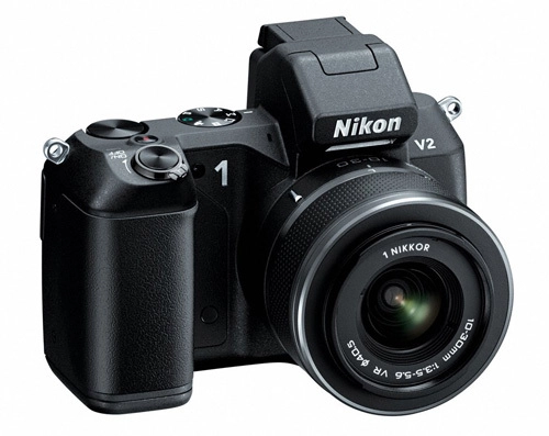 Nikon 1 v2 lột xác với kiểu dáng chuyên nghiệp hơn - 1