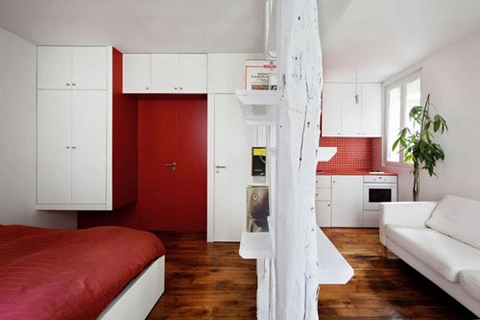 Nới rộng căn hộ chung cư mini 25 m2 - 1