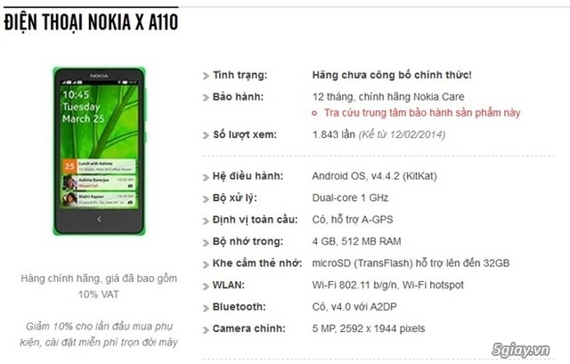 Nokia x chạy android lộ giá bán dưới 25 triệu tại việt nam - 1