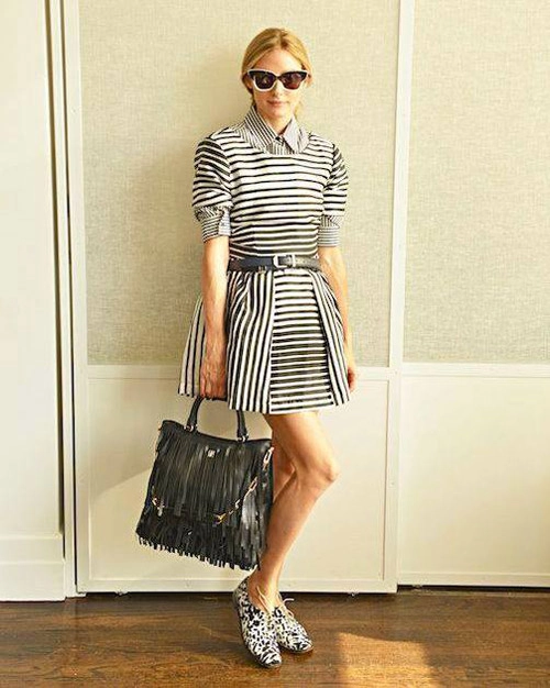 Olivia palermo phù phép các trang phục họa tiết - 2