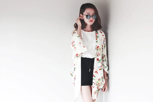 Phái đẹp việt lên cơn sốt vì áo kimono - 5