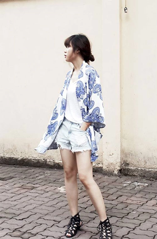 Phái đẹp việt lên cơn sốt vì áo kimono - 6