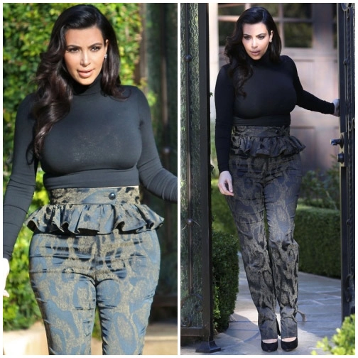 Phong cách bầu bí thảm họa của kim kardashian - 4