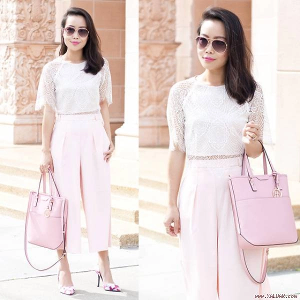 Quần culottes nữ đẹp quyến rũ cô nàng công sở xuân hè 2017 - 1