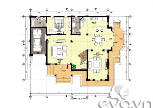 Quyết xây biệt thự 600m2 giữa đất quê - 1