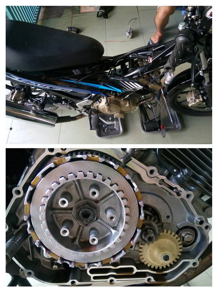 R 82 19h su thay bố nồi loại nào tốt cho suzuki raider sau một thời gian dài sử dụng - 1