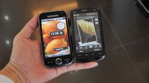 Samsung omnia 2 vs htc touch hd - 1