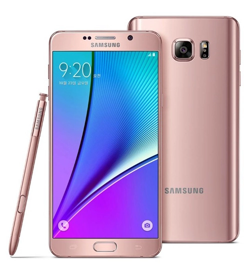 Samsung ra galaxy note 5 màu vàng hồng - 1