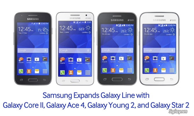 Samsung ra mắt 4 thiết bị tầm trung chạy android kitkat - 1