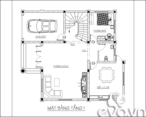 Sẵn tiền để xây biệt thự 135m2 - 1