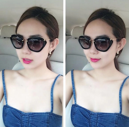 Sao việt chống nóng bằng áo 2 dây sexy - 10