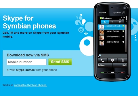 Skype chính thức có mặt trên smartphone nokia - 1