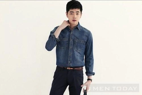 Sơ mi denim lịch lãm cho các chàng - 1