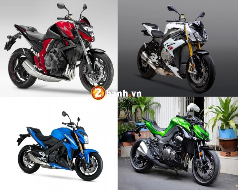 So sánh kawasaki z1000 honda cb1000r bmw s1000r và suzuki gsx-s1000 - 1