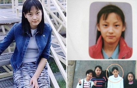 Soi ảnh thời thơ ấu của bạn gái won bin - 9